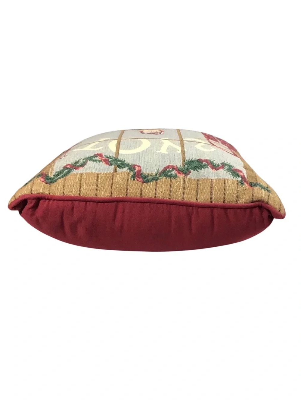 Riverdale Throw Pillow Toys Red Green Cream Christmas Holiday